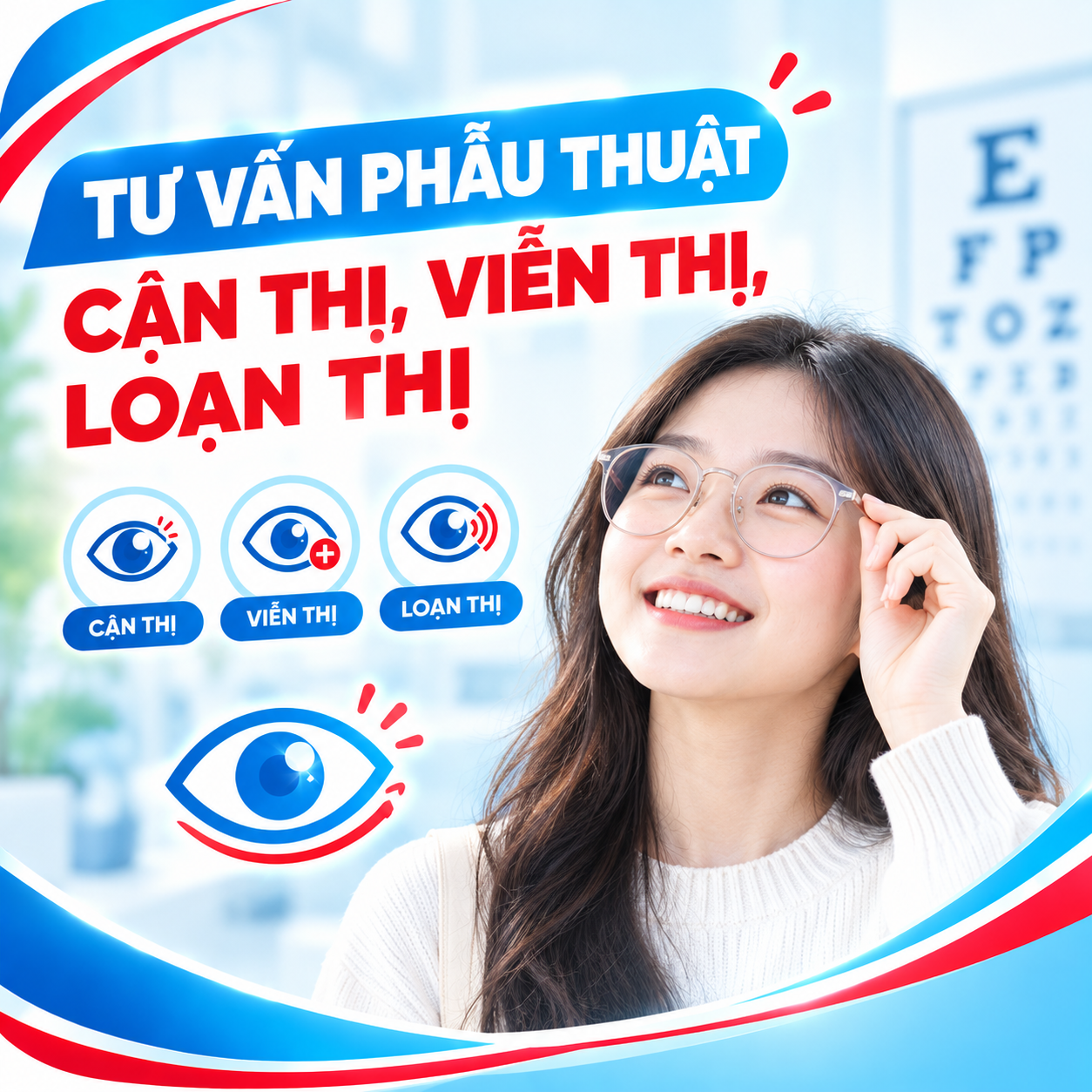 Tư Vấn Phẫu Thuật: Cận Thị, Viễn Thị, Loạn Thị